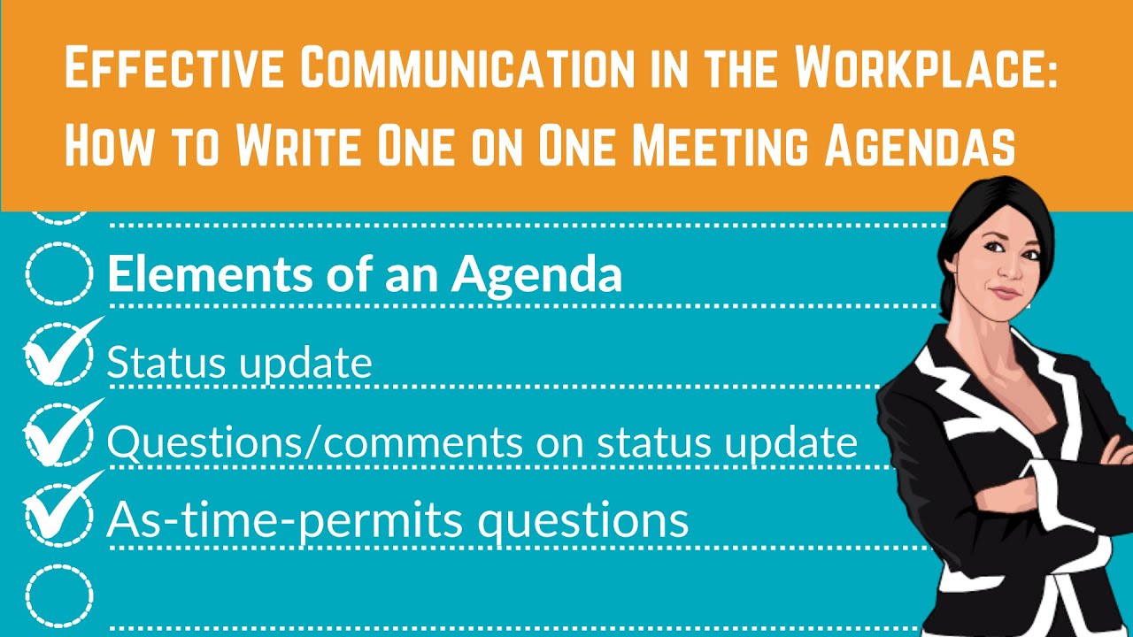 Effective Communication at Work: One-on-One Meeting Agendas