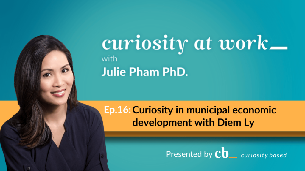 Diem Ly smiling for the Curiosity at Work podcast thumbnail